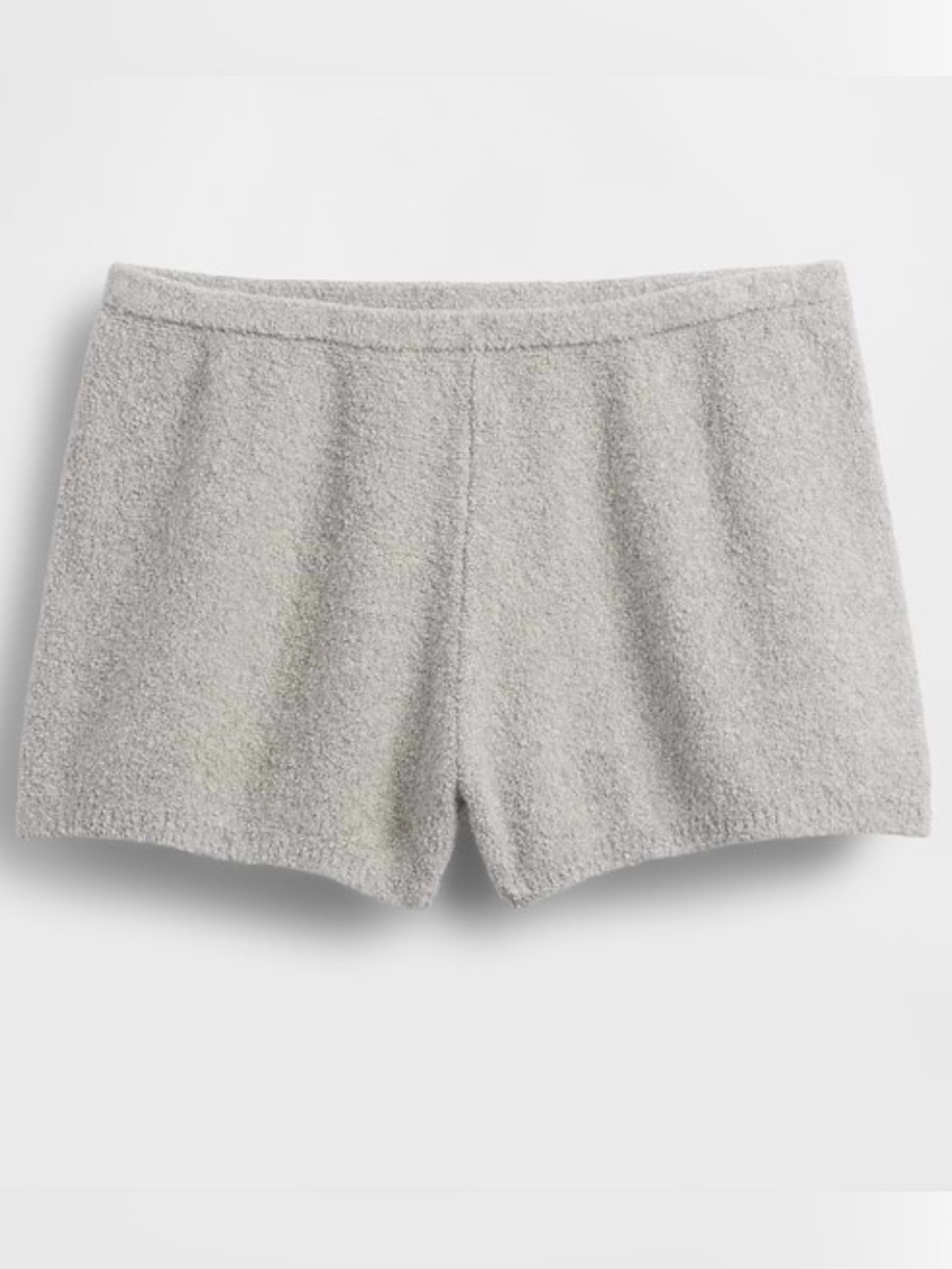 Gap Cozy Plush Women's Lounge Shorts - Light Gray